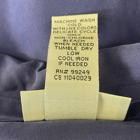 Catherines Women Tunic Top 32 Royal Blue Button Up Career Workwear Classic NEW - Picture 8 of 9